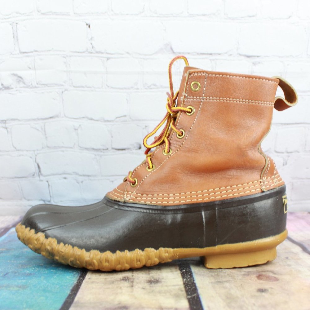 Vintage! LL BEAN 8" WP Insulated Duck Bean Boots 8
